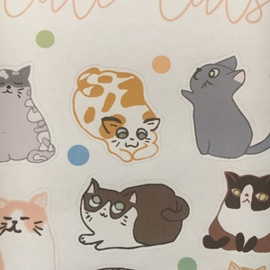 Nyomtatható Cuki Cicás Cute Cats Matricák Bullet Journal Matricák Határidőnapló Matricák - otthon & lakás - papír írószer - jegyzetfüzet & napló - Meska.hu