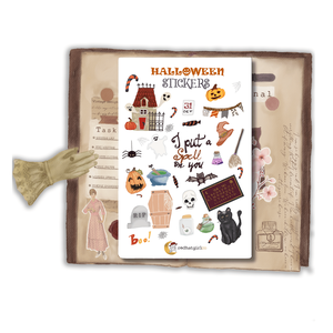 Halloween Matricaív Bullet Journal Scrapbook Határidőnapló Matrica, Otthon & Lakás, Dekoráció, Halloween, Halloweeni meghívó, képeslap, ajándékkísérő, Fotó, grafika, rajz, illusztráció, Meska