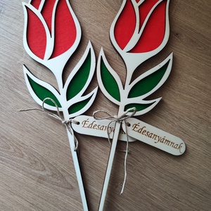 Tulipán üzenettel - otthon & életmód - dekoráció - dísztárgy - Meska.hu