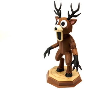 Szarvas figura 99 night in the forest (17cm) Karakteres Erdei Szellem - otthon & életmód - dekoráció - dekoratív figurák és szobrok - Meska.hu