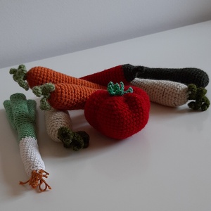 Zöldségek - játék & sport - plüssállat & játékfigura - plüss zöldség, gyümölcs - Meska.hu