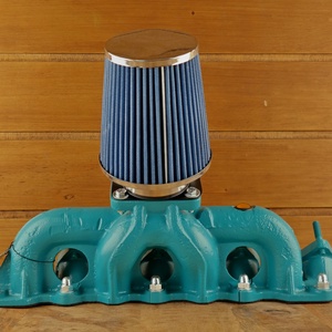 Autó alkatrészből  készült asztali lámpa - otthon & lakás - lámpa - asztali lámpa - Meska.hu
