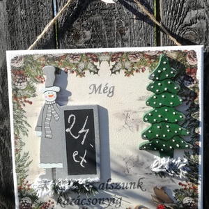 Hányat kell még aludni?!... :-) - karácsony - adventi díszek - Meska.hu
