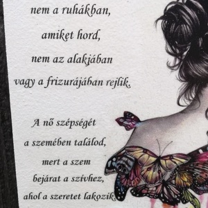 Feliratos falikép fotótranszferrel. :-) - otthon & életmód - dekoráció - kép & falikép - táblakép - Meska.hu