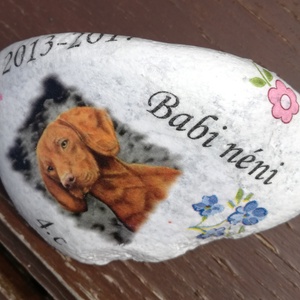 Fényképes és feliratos kő, személyre szabottan, transzferrel. :-), Otthon & Életmód, Dekoráció, Asztal és polc dekoráció, Kavics & Kő, Decoupage, transzfer és szalvétatechnika, Festett tárgyak, MESKA