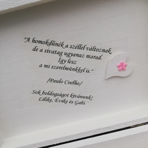 Egyedi feliratos díszdoboz, esküvőre, vagy bármilyen más ünnepi alkalomra. - RENDELHETŐ - esküvő - emlék & ajándék - doboz - Meska.hu