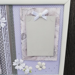 Fali fotótartó, Shabby stílusban. :-) - otthon & életmód - dekoráció - fali és függő dekoráció - falra akasztható dekor - Meska.hu