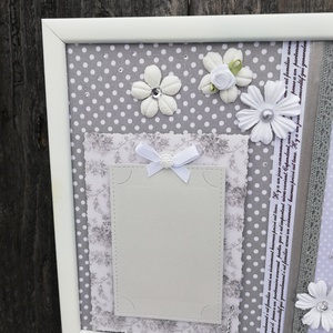 Fali fotótartó, Shabby stílusban. :-) - otthon & életmód - dekoráció - fali és függő dekoráció - falra akasztható dekor - Meska.hu