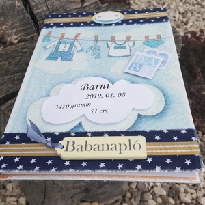 Babanapló, kisfiúnak. :-) - otthon & életmód - papír, írószer - babanapló - Meska.hu