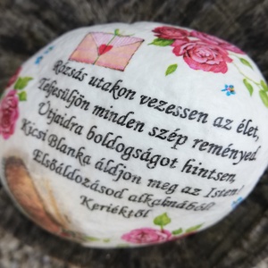 Fényképes és feliratos kő, személyre szabottan. :-) - otthon & életmód - dekoráció - asztal és polc dekoráció - kavics & kő - Meska.hu