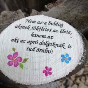 Öröm-hűtőmágnes. :-) , Otthon & Életmód, Konyhafelszerelés, tálalás, Konyhai dekoráció, Hűtőmágnes, Decoupage, transzfer és szalvétatechnika, Festett tárgyak, MESKA