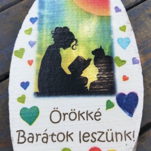 Cicabarátság - hűtőmágnes. :-)  - otthon & életmód - konyhafelszerelés, tálalás - konyhai dekoráció - hűtőmágnes - Meska.hu