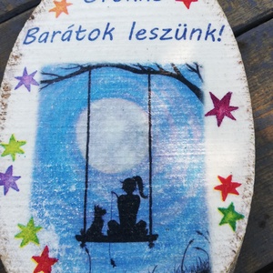 Kutyabarátság - hűtőmágnes. :-)  - otthon & életmód - konyhafelszerelés, tálalás - konyhai dekoráció - hűtőmágnes - Meska.hu