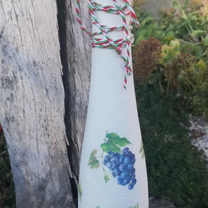 Pálinkás üveg 80. szülinapra. :-) - otthon & életmód - dekoráció - asztal és polc dekoráció - díszüveg - Meska.hu
