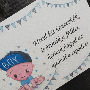 Babás-ajtódísz az előszobába.   :-) , Otthon & Életmód, Dekoráció, Ajtó- és ablak dekoráció, Ajtódísz & Kopogtató, Decoupage, transzfer és szalvétatechnika, Festett tárgyak, MESKA