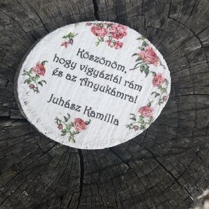 Személyes köszönet a szülésznőnek a babától és a mamától-hűtőmágnes.  :-) - otthon & életmód - konyhafelszerelés, tálalás - konyhai dekoráció - hűtőmágnes - Meska.hu