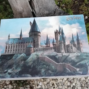 Harry Potter, 6 rekeszes ajándékátadó doboz, feliratos kártyákkal útravalónak. :-) - otthon & életmód - dekoráció - asztal és polc dekoráció - díszdoboz - Meska.hu