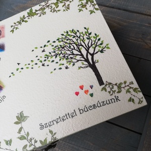 Óriási méretű, fényképes egyedi, emlékdoboz a diákoktól, ballagásra. :-) - otthon & életmód - dekoráció - asztal és polc dekoráció - díszdoboz - Meska.hu