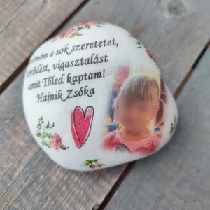 Fényképes és feliratos kő, személyre szabottan. :-) - Meska.hu
