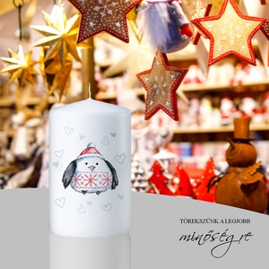 Havas madárkák adventi gyertya szett - karácsony - adventi díszek - adventi gyertyadíszek és koszorúdíszek - Meska.hu