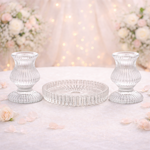 Esküvői gyertyatartó szettek - esküvő - dekoráció - gyertya & gyertyatartó - Meska.hu