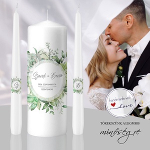 Green union esküvői gyertya szett, Esküvő, Dekoráció, Gyertya & Gyertyatartó, , MESKA