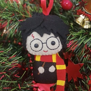 Harry Potter karácsonyfadíszek - karácsony - karácsonyi lakásdekoráció - karácsonyfadíszek - Meska.hu