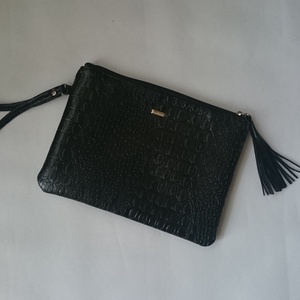 Fekete borítéktáska, kistáska, party táska ,clutch -  - Meska.hu