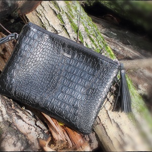 Fekete borítéktáska, kistáska, party táska ,clutch -  - Meska.hu