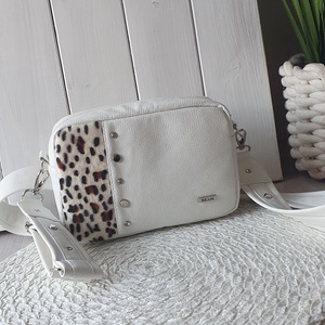 Kis táska ,válltáska,crossbody,szegecses, állatmintás , Táska & Tok, Kézitáska & válltáska, Válltáska, Varrás, MESKA