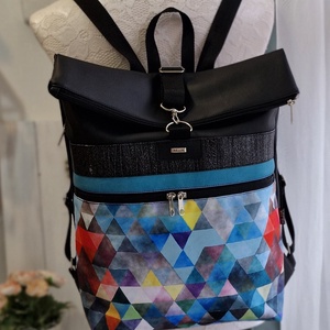 Hátizsák rolltop,rollup, Táska & Tok, Hátizsák, Roll top hátizsák, Varrás, MESKA