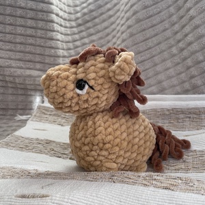 Kis lovacska horgolt plüss - Meska.hu