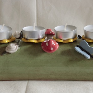 Varázserdő adventi dísz  - karácsony - adventi díszek - adventi koszorú - Meska.hu