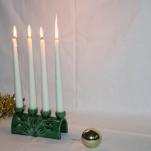 Aranyzöld Harmónia adventi koszorú, Karácsony, Adventi díszek, Adventi koszorú, , MESKA