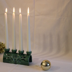 Aranyzöld Harmónia adventi koszorú - karácsony - adventi díszek - adventi koszorú - Meska.hu