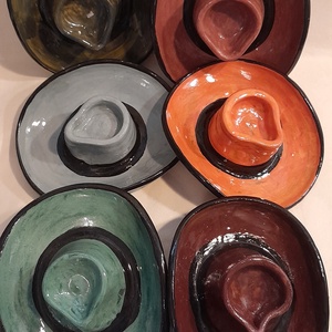 Snack kalap- nassolós tál, Otthon & Életmód, Konyhafelszerelés, tálalás, Tálalás, Kínálótál, Agyagozás, MESKA