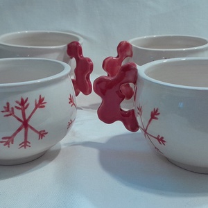 Hópelyhes bögre - otthon & életmód - konyhafelszerelés, tálalás - tálalás - bögre & csésze - Meska.hu