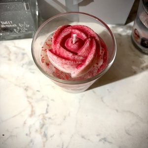 Valentin-napi Rózsa gyertya, Esküvő, Emlék & Ajándék, Doboz, Gyertya-, mécseskészítés, MESKA