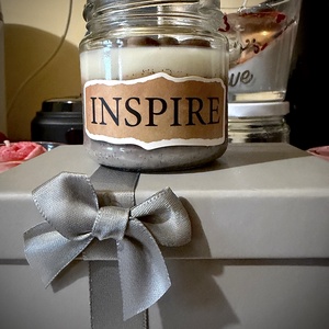 Inspiráló gyertya, Esküvő, Emlék & Ajándék, Köszönőajándék, Gyertya-, mécseskészítés, MESKA