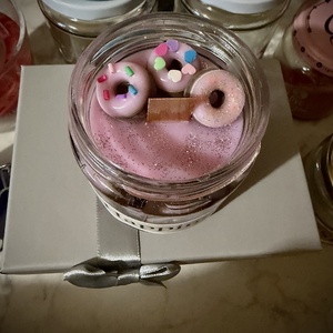 Fánk gyertya - Meska.hu