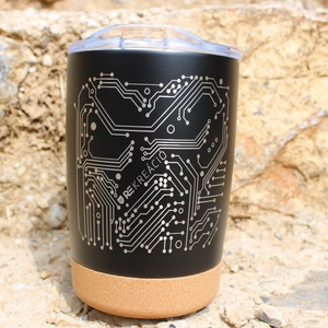 Gravírozott hőtartó pohár- computer dizájn - Meska.hu