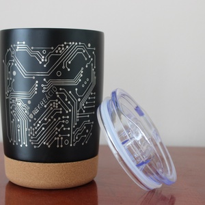 Gravírozott hőtartó pohár- computer dizájn - otthon & életmód - konyhafelszerelés, tálalás - tálalás - pohár - Meska.hu