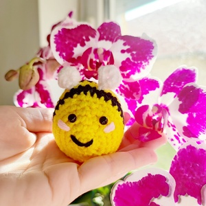 Horgolt, vidám méhecske, Játék & Sport, Plüssállat & Játékfigura, Méhecske, Horgolás, MESKA