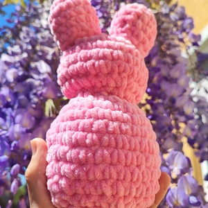 Horgolt pihe-puha nyuszi - játék & sport - plüssállat & játékfigura - nyuszi - Meska.hu