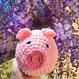 Röfi a dundi horgolt malac, Játék & Sport, Plüssállat & Játékfigura, Malac, Horgolás, MESKA