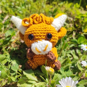 Maroknyi részletgazdag horgolt holland baba boci, Játék & Sport, Plüssállat & Játékfigura, Boci, tehén, , MESKA