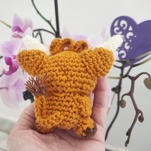 Maroknyi részletgazdag horgolt holland baba boci - játék & sport - plüssállat & játékfigura - boci, tehén - Meska.hu