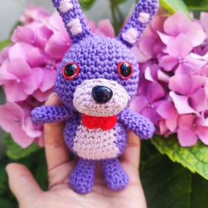 Bonnie nyuszi : Fnaf horgolt - Meska.hu