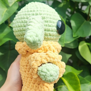 Star Wars, Grogu, Baby Yoda horgolt nagy figura - játék & sport - plüssállat & játékfigura - más figura - Meska.hu