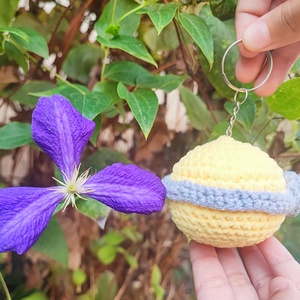 Minion horgolt kulcstartó  - játék & sport - plüssállat & játékfigura - más figura - Meska.hu